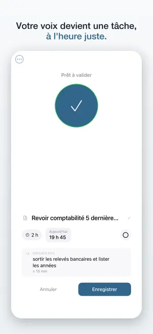 Capax — Agenda vocal TDAH screenshot 2
