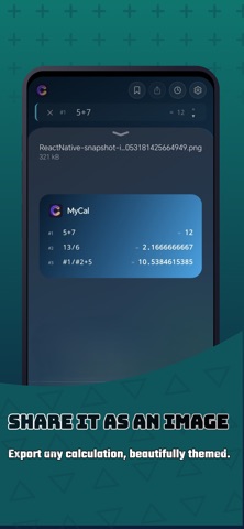 MyCal: Editable Calculator Screenshot 5 of 5