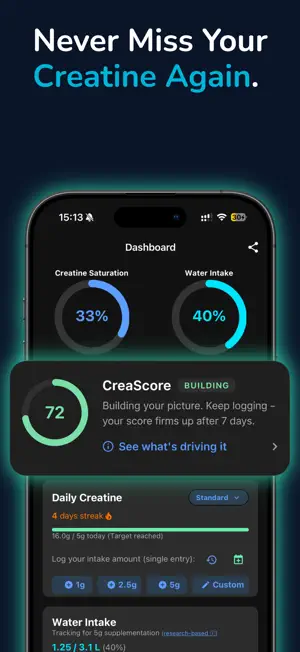 CreaTrack: Creatine Tracker screenshot 1