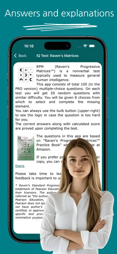 IQ Test: Raven's Matrices Pro screenshot 2