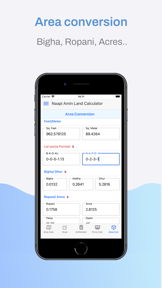 Naapi Amin Land Calculator screenshot