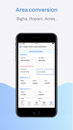 Naapi Amin Land Calculator screenshot 2