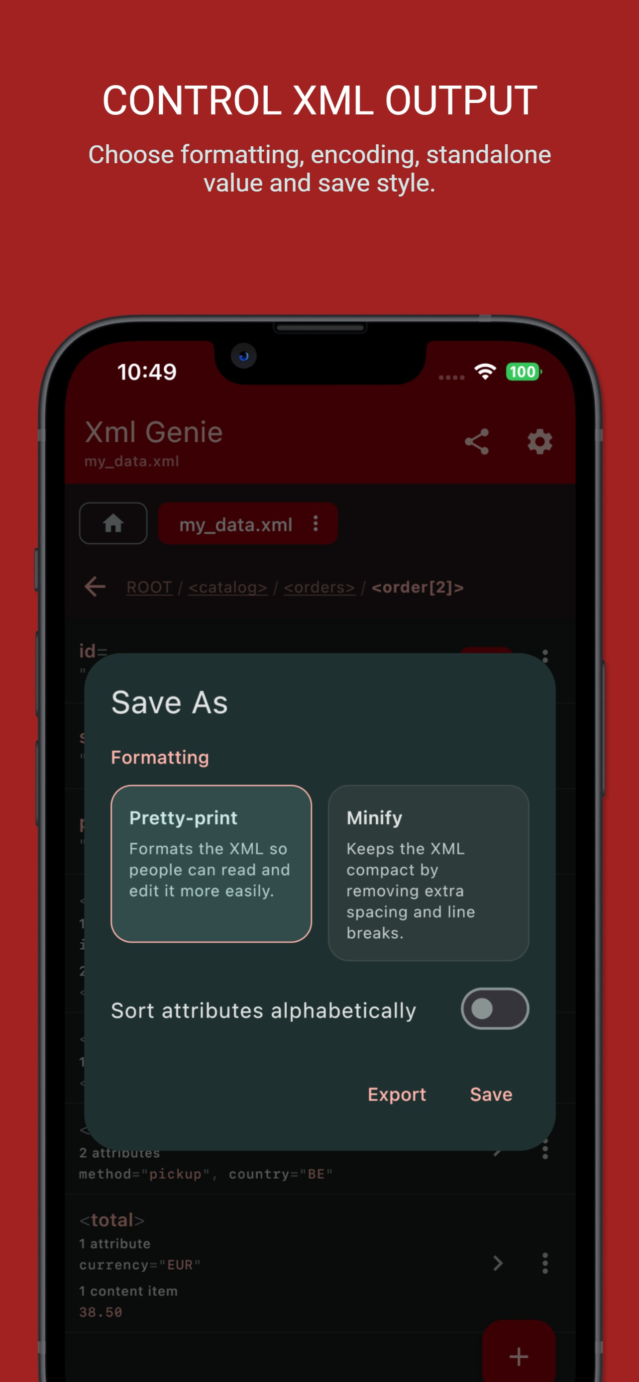 Xml Genie: XML Viewer & Editor screenshot 7