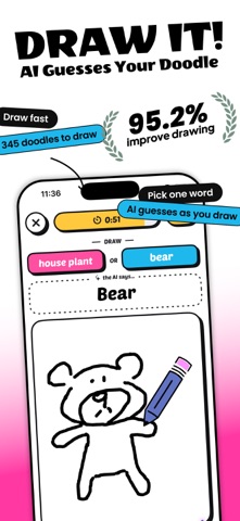 Quick Draw AI: Sketch Game Screenshot 1 of 6