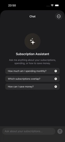 SubsTracker AI screenshot