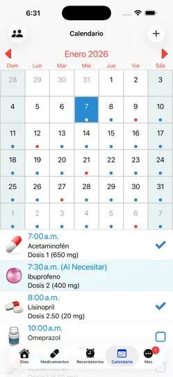 Captura de pantalla de Recordatorio De Medicamentos en iPhone 3