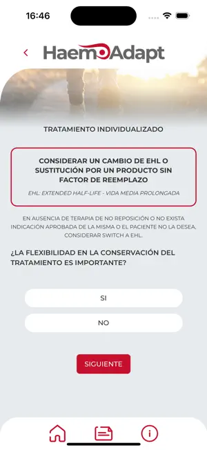 Haemoadapt screenshot 3