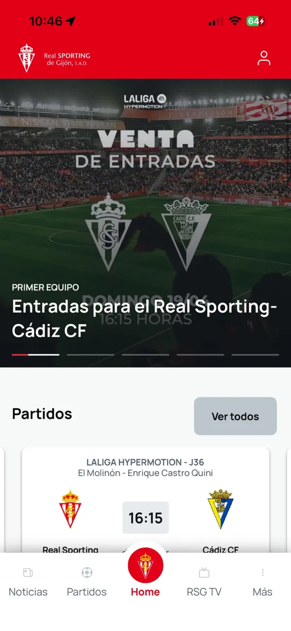 Screenshot #1 pour Real Sporting de Gijón Oficial