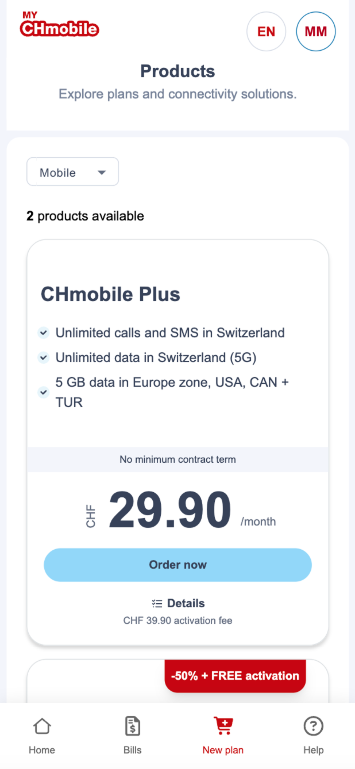 CHmobile App screenshot 3