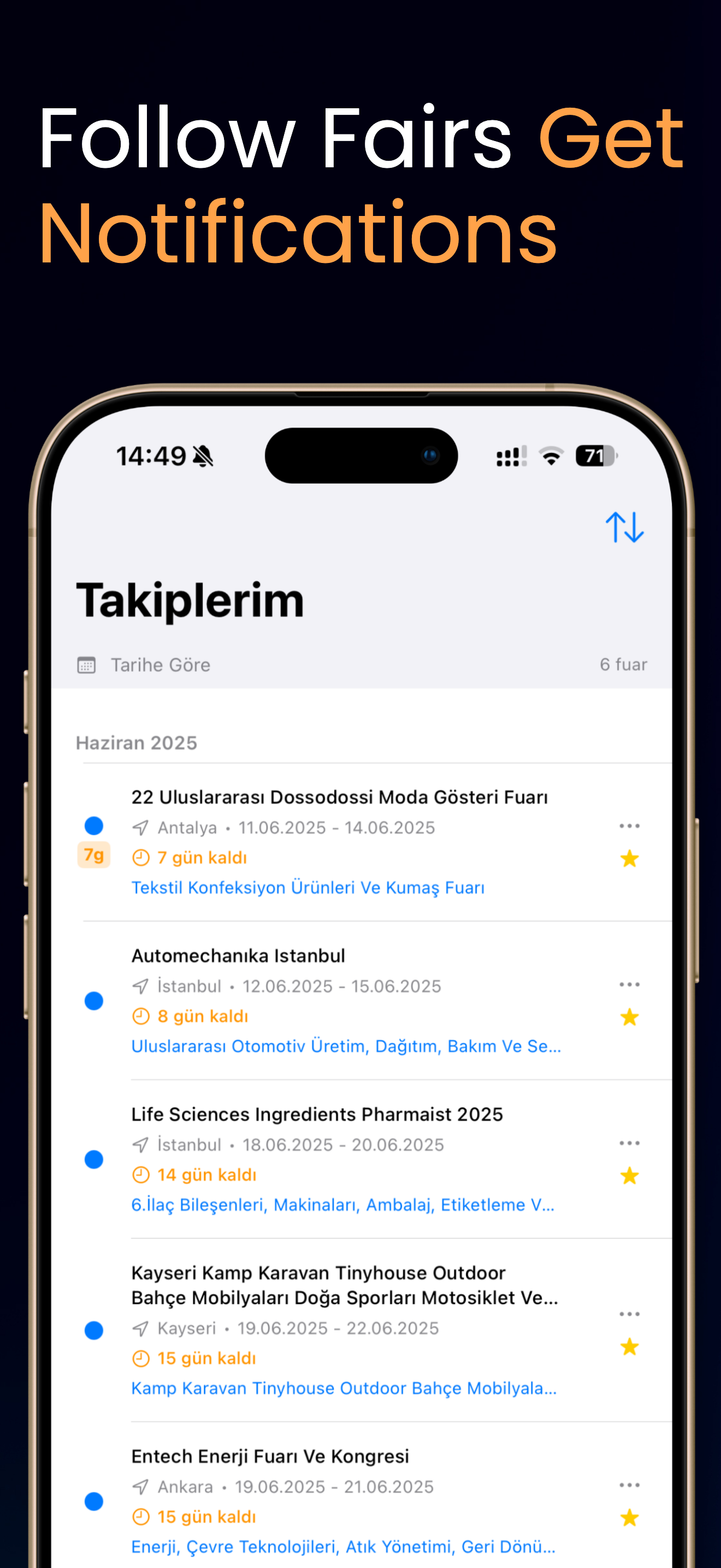 Turkiye Fuar Takvimi