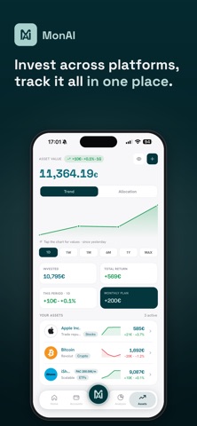 MonAI – Personal Finance iPhone screenshot