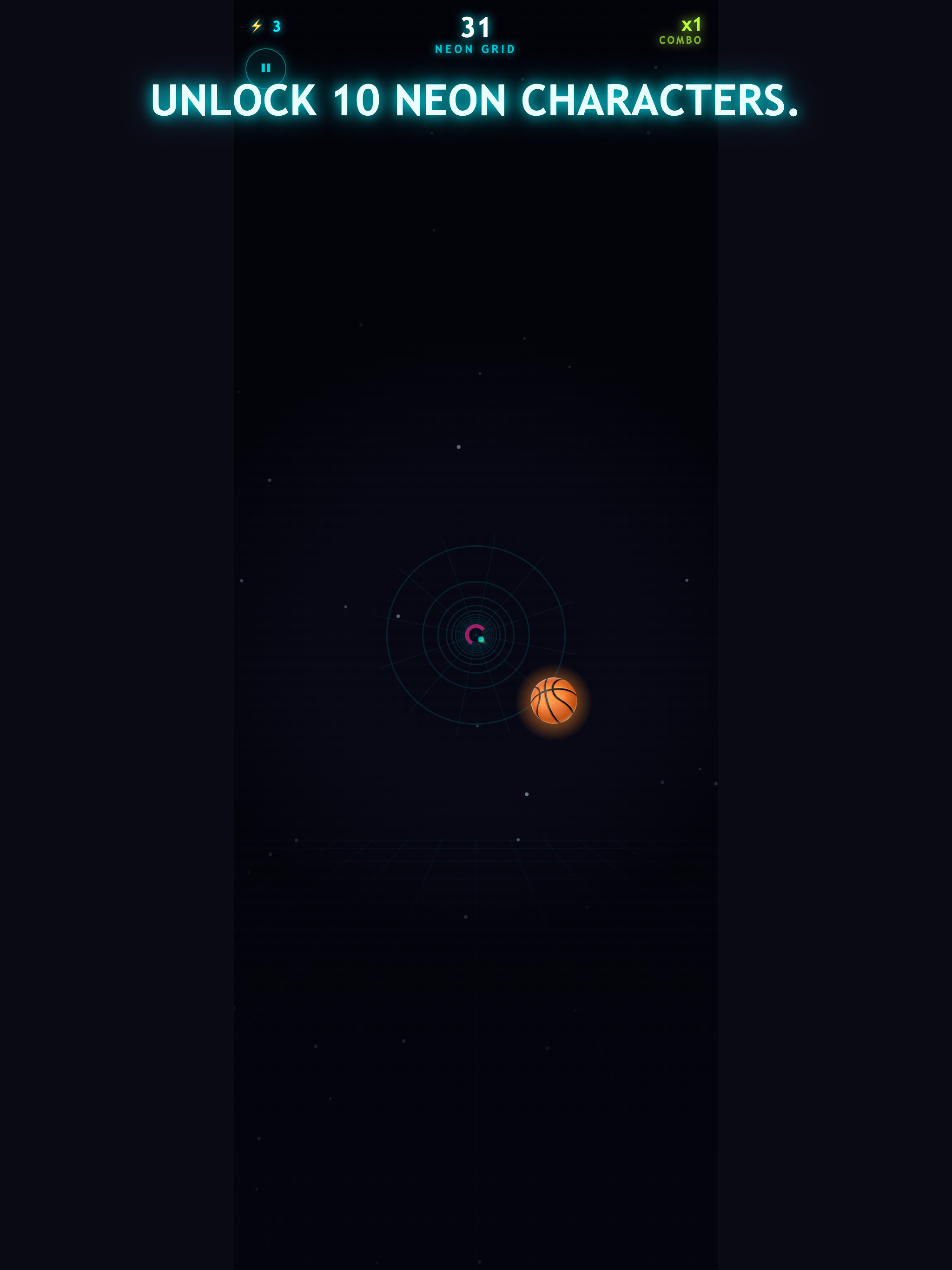 Neon Dash: Tunnel Run screenshot 8