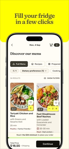 Marley Spoon iPhone screenshot 3
