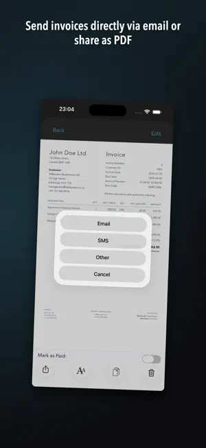 Invoice Template Pro: Billing screenshot 4