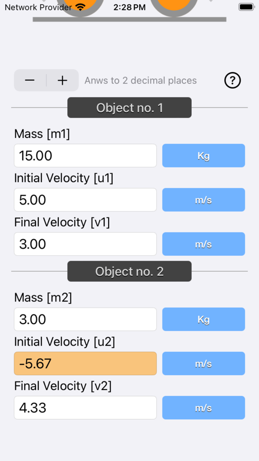 #3. Conservation of Momentum Calc (iOS) 由: Nitrio