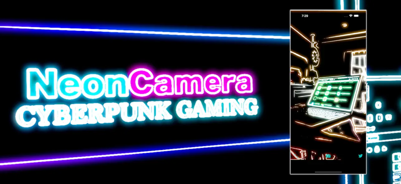 Screenshot #1 pour Cyberpunk Edge FX: Neon Camera