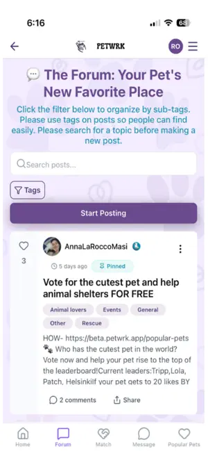 Petwrk screenshot 2