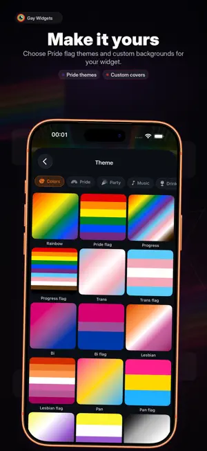 Gay Widgets - Pride Countdown screenshot 4