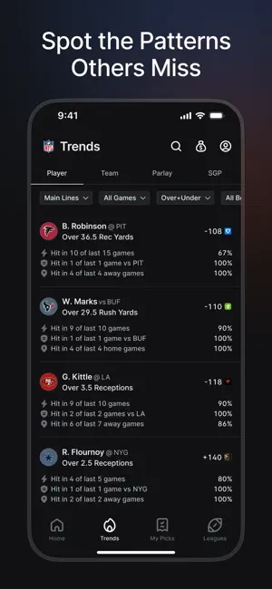 Linemate: Find Your Next Bet screenshot 3