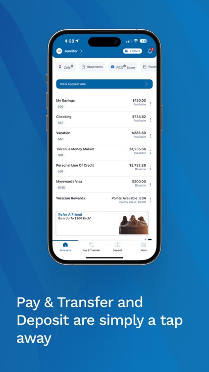 Wescom Financial Mobile screenshot-7