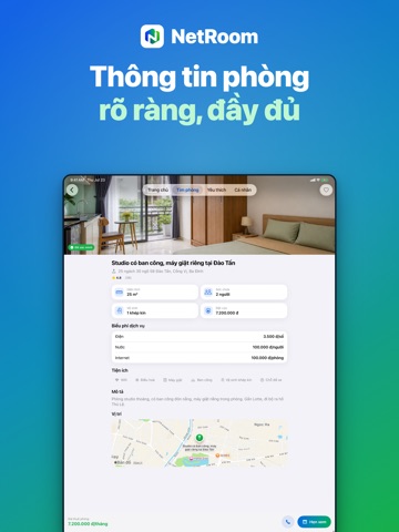 NetRoom: Cho Thuê Nhà Trọ iPad screenshot 4