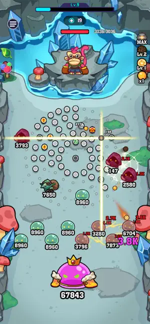 Clumsy Monkey: Orb Defense screenshot 1