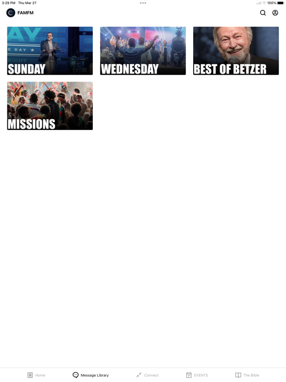 First Assembly of God FM iPad screenshot 2 - Education app