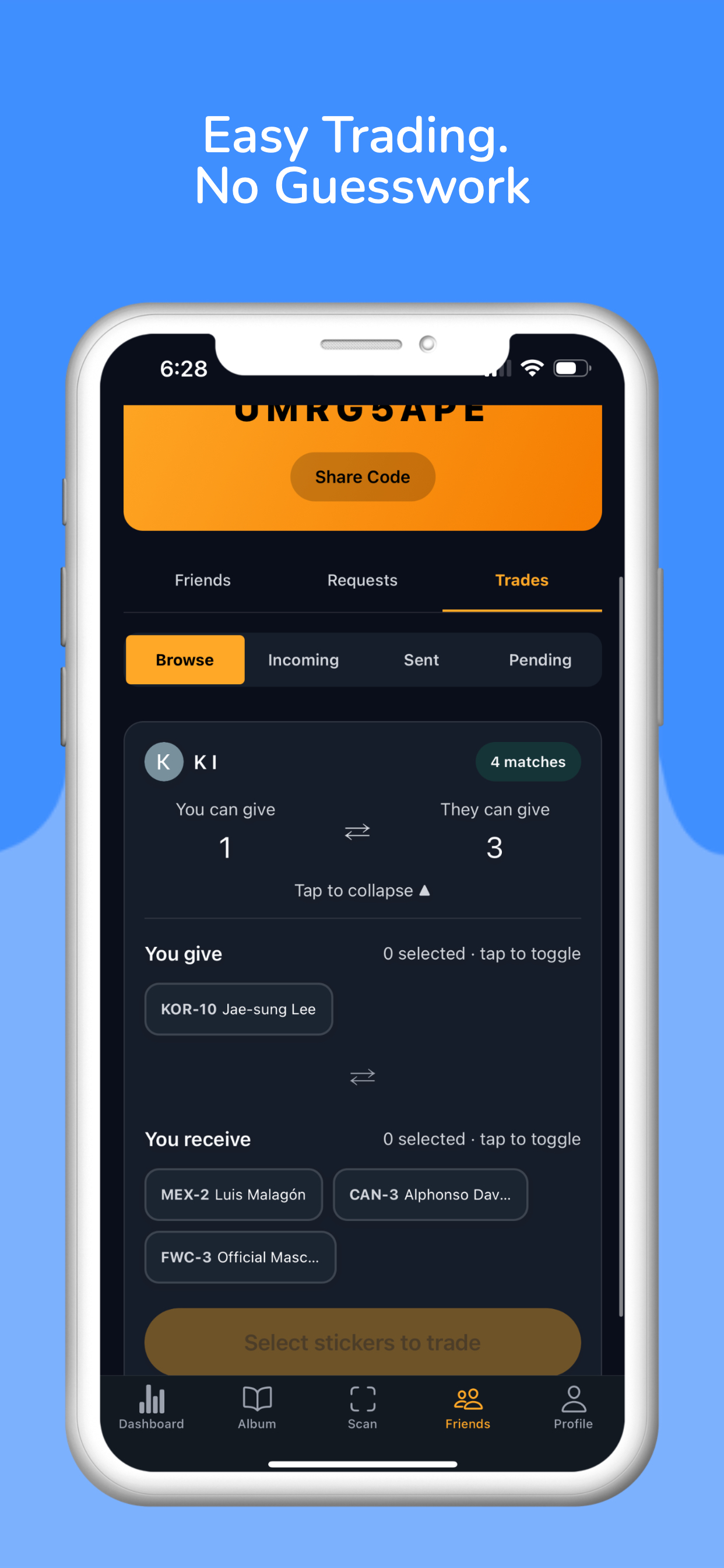 Barajitas: Sticker Tracker