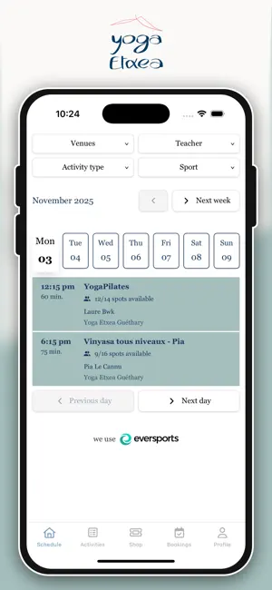 Yoga Etxea screenshot 1