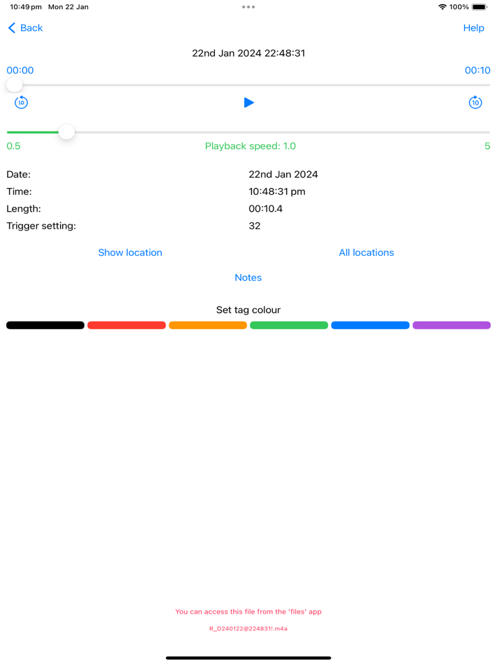 #6. Audio Recorder with Trigger (iOS) By: Philip Braham