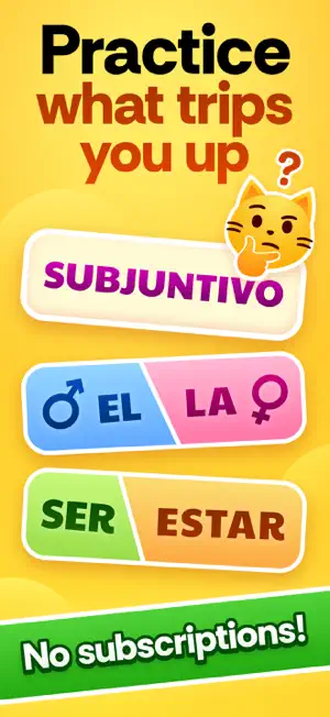 ConjuGato: Learn Spanish Verbs screenshot 3