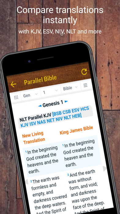 NLT Study Bible Audio Screenshot