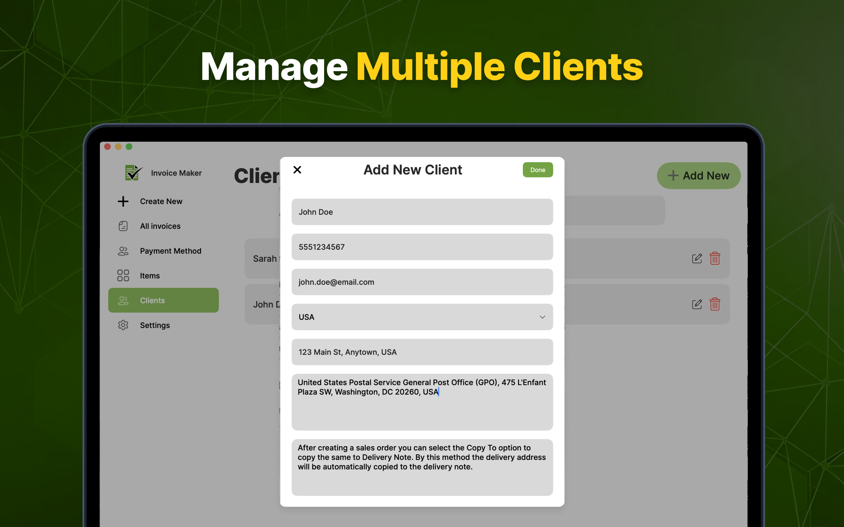Invoice Maker & Billing App