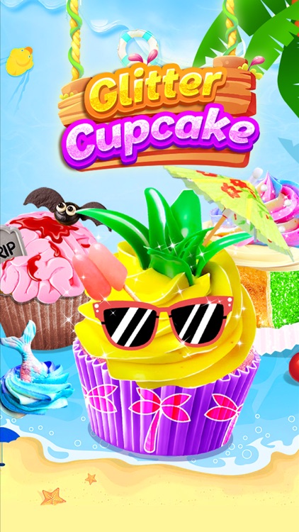 Glitter Cupcake Desserts