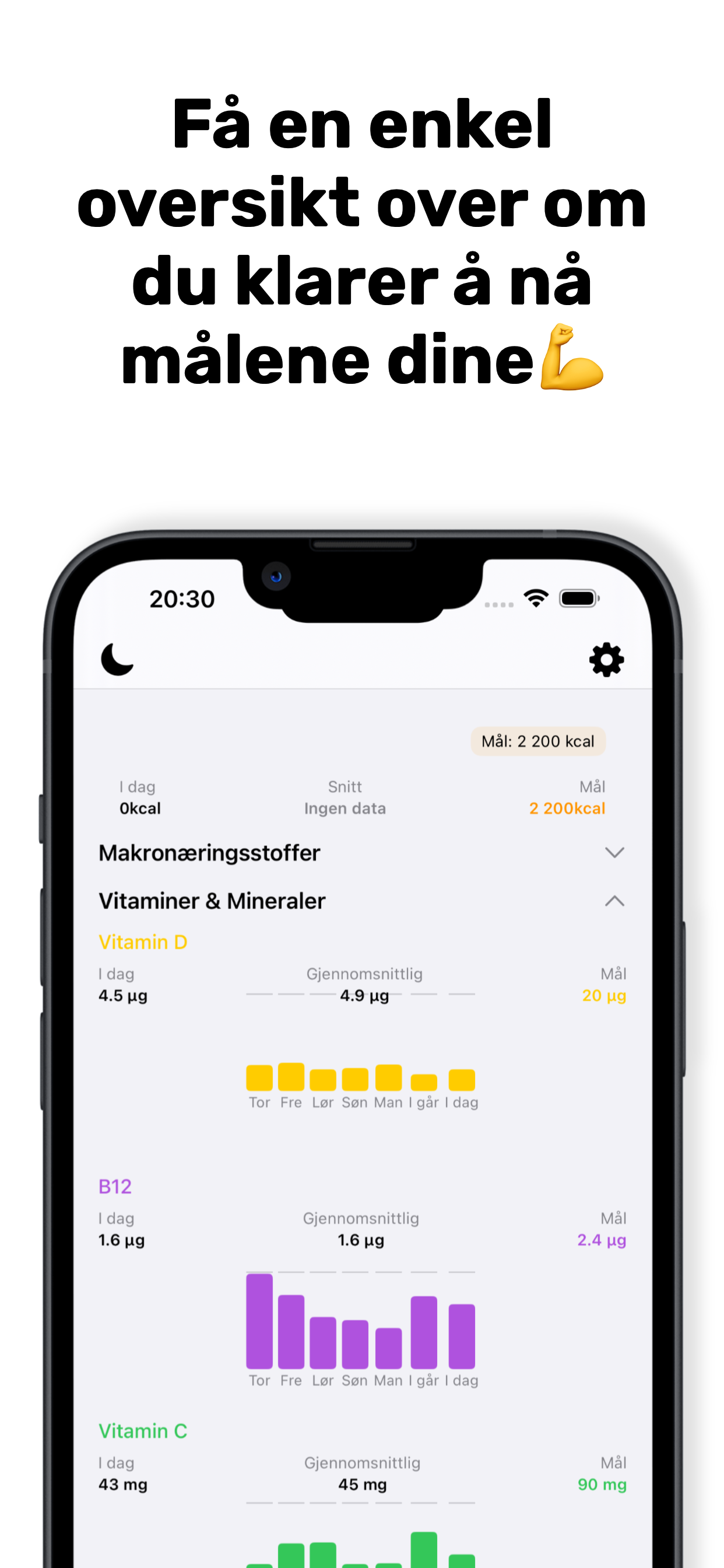 Kalo: Tell kalorier enkelt screenshot 4