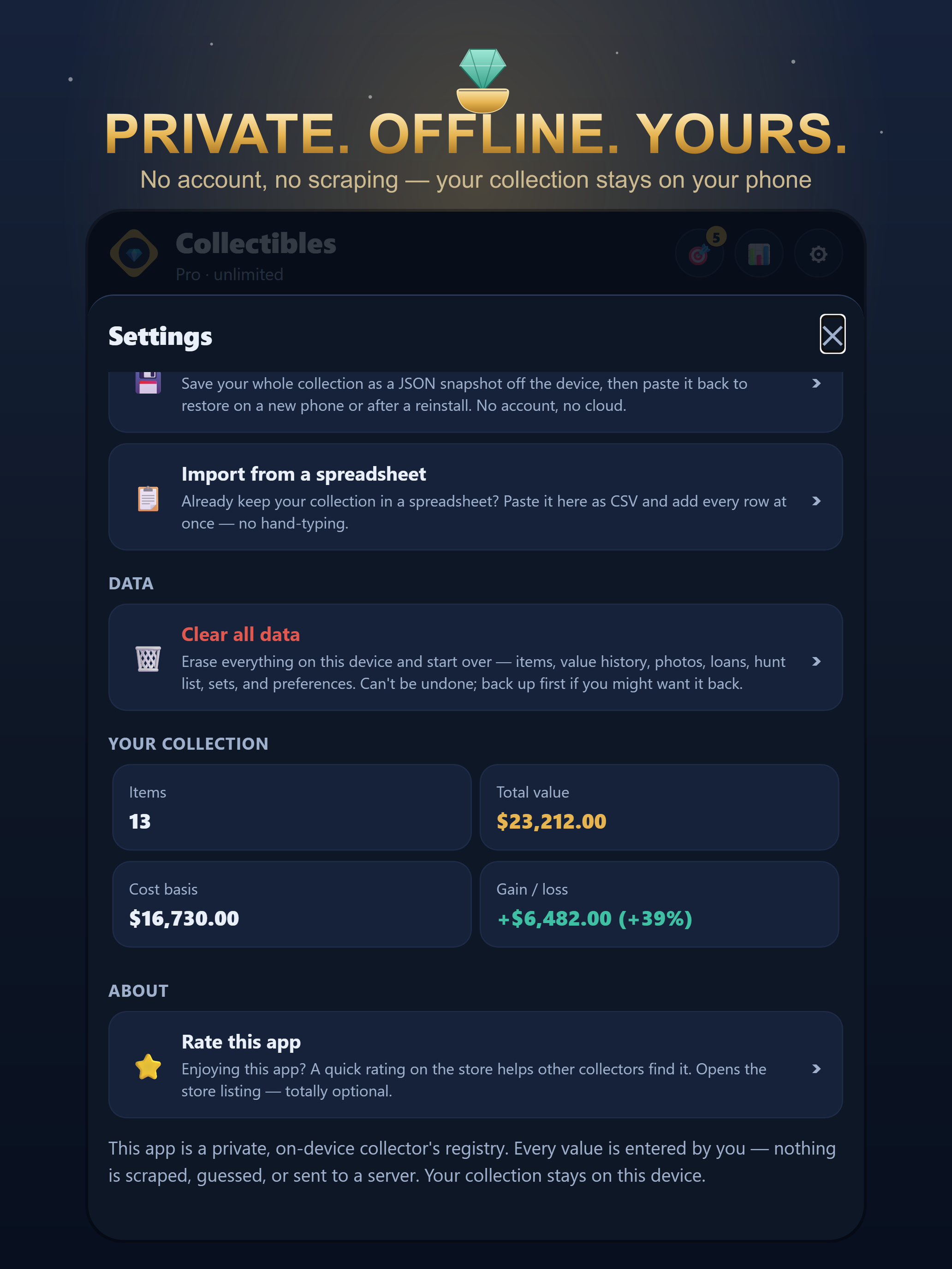 Collection Tracker & Value screenshot 13