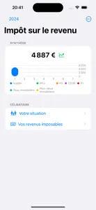 Impôts 2024 Lite screenshot #1 for iPhone