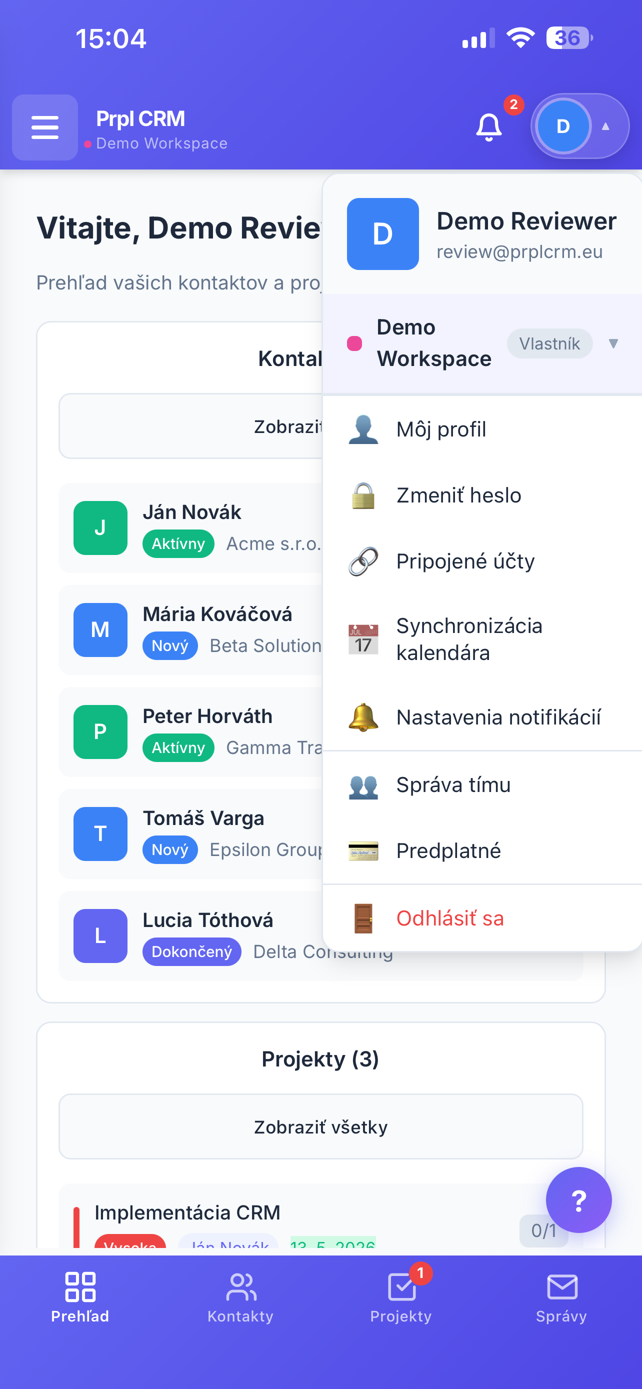 Prpl CRM screenshot 6