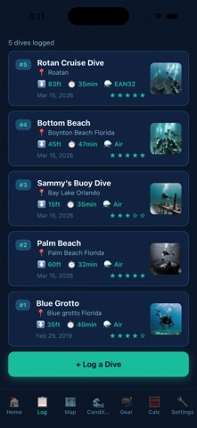 DeepLog — Scuba Dive Log Screenshot 4 of 7