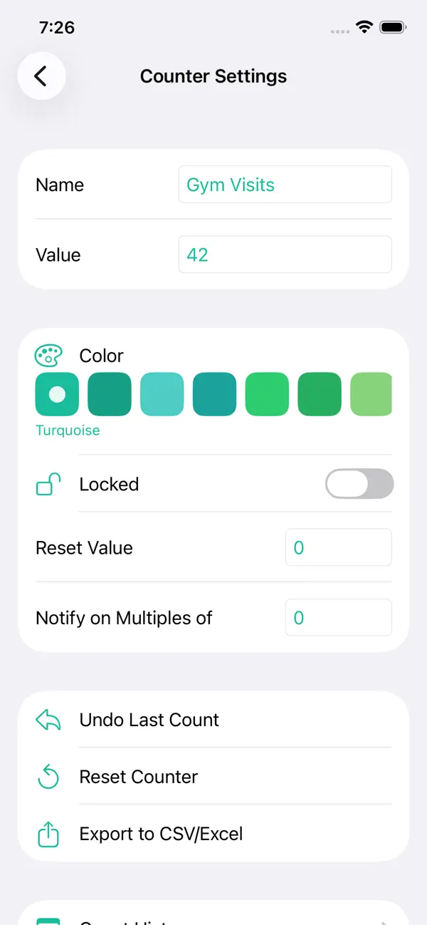 #4. Counter Tally Count (iOS) โดย: Tevfik Yucek