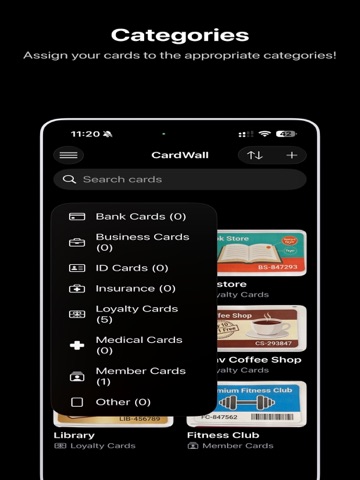 CardWall iPad screenshot