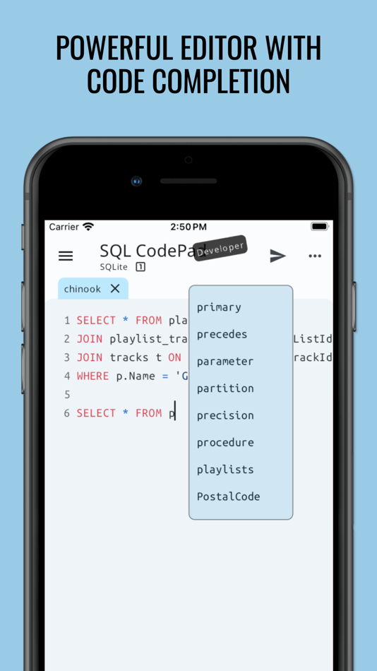 #4. SQL Database Manager DB Client (iOS) 게시자: Cloudbit d.o.o.