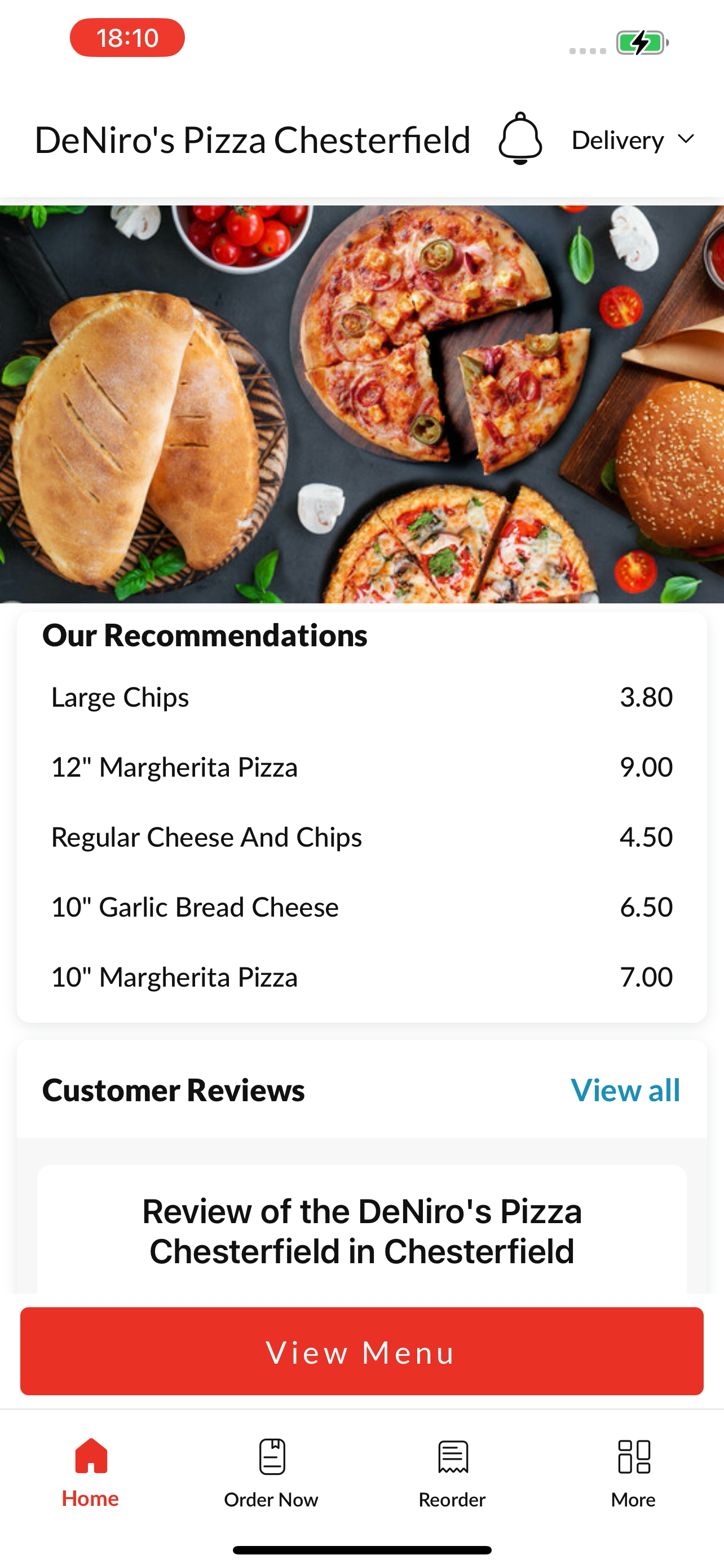 DeNiro's Pizza Chesterfield screenshot 3