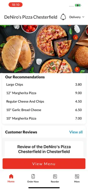 DeNiro's Pizza Chesterfield screenshot 3