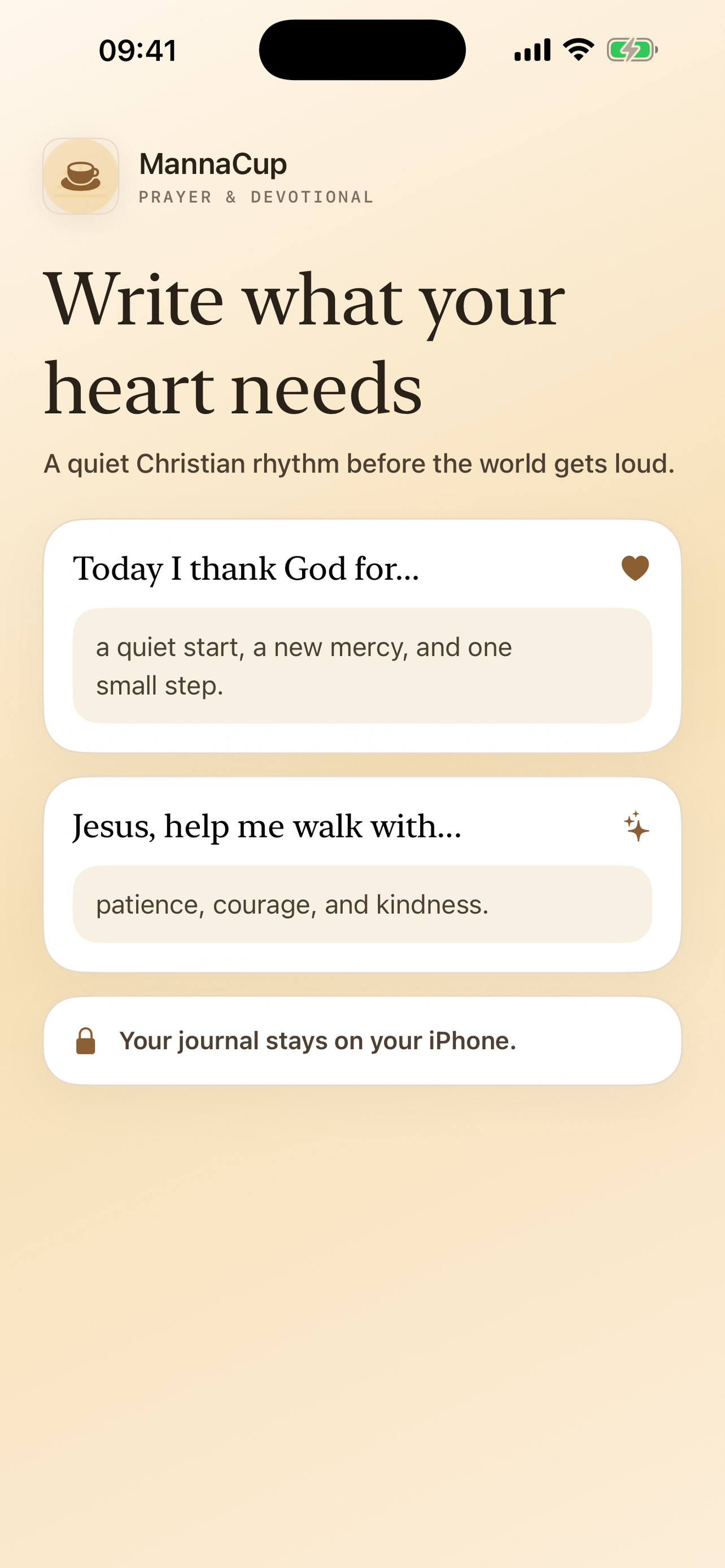 MannaCup: Jesus Mornings
