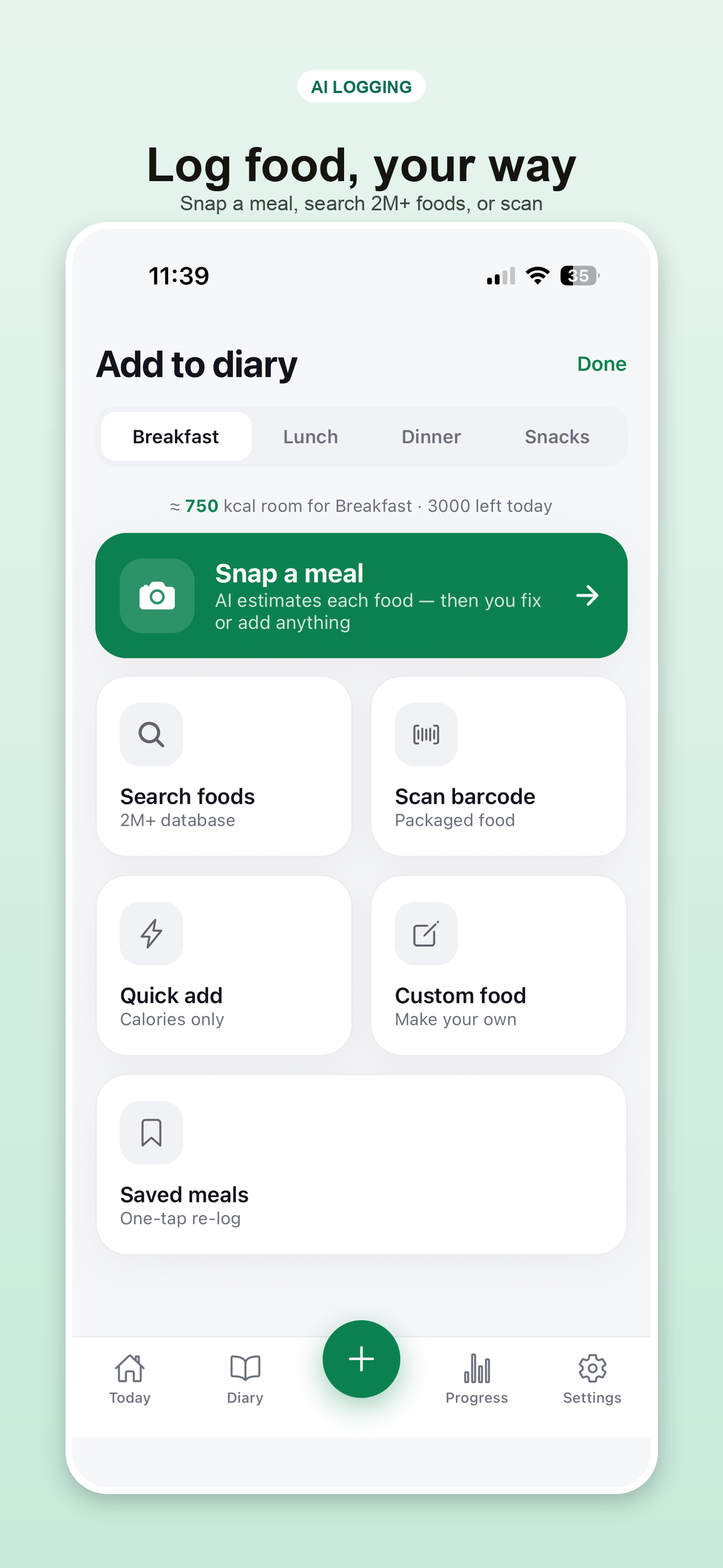 Nourvi: AI Calorie Tracker screenshot 3