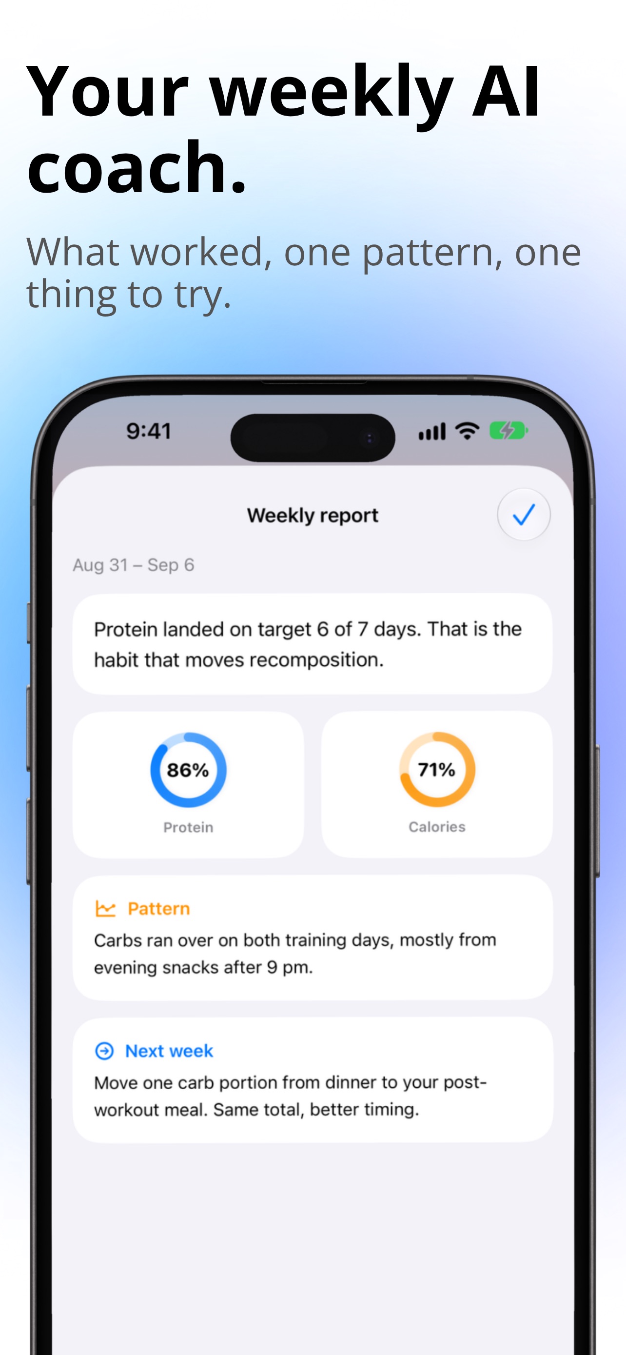 Screenshot 7 of PortionCheck - Calorie Counter