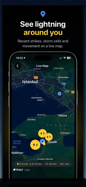 Lightning Tracker & Map screenshot 2