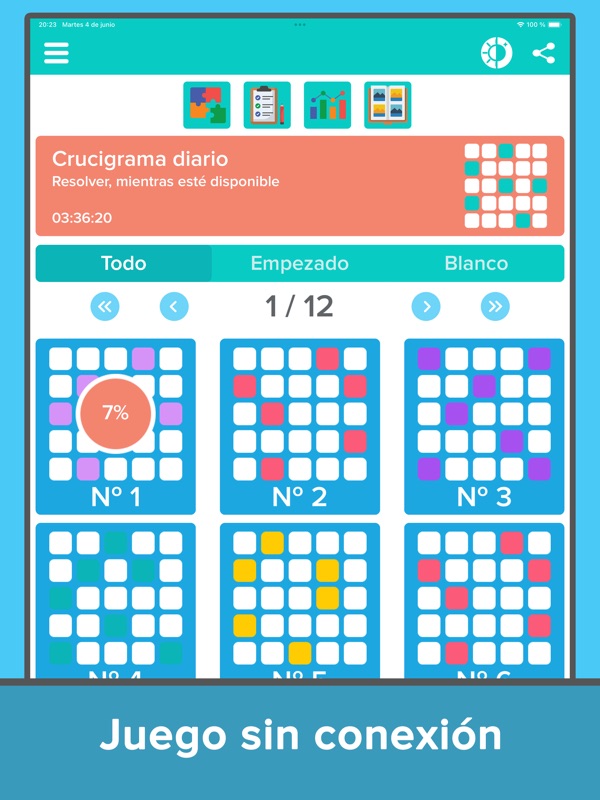 Autodeterminación: crucigramas screenshot 8