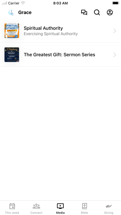 Grace Church Loris iPhone screenshot 3 - Education app